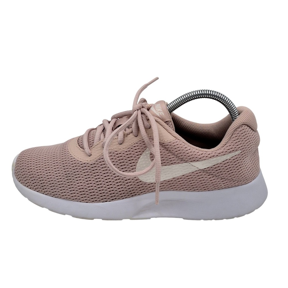 Nike Tanjun Shoes‎ Womens Size 9.5 Pink Mesh Knit Lightweight Running 812655-202